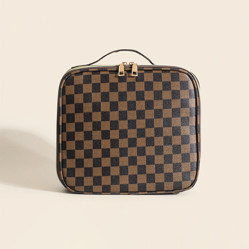 Checker Cosmetic Case