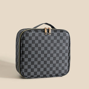 Checker Cosmetic Case